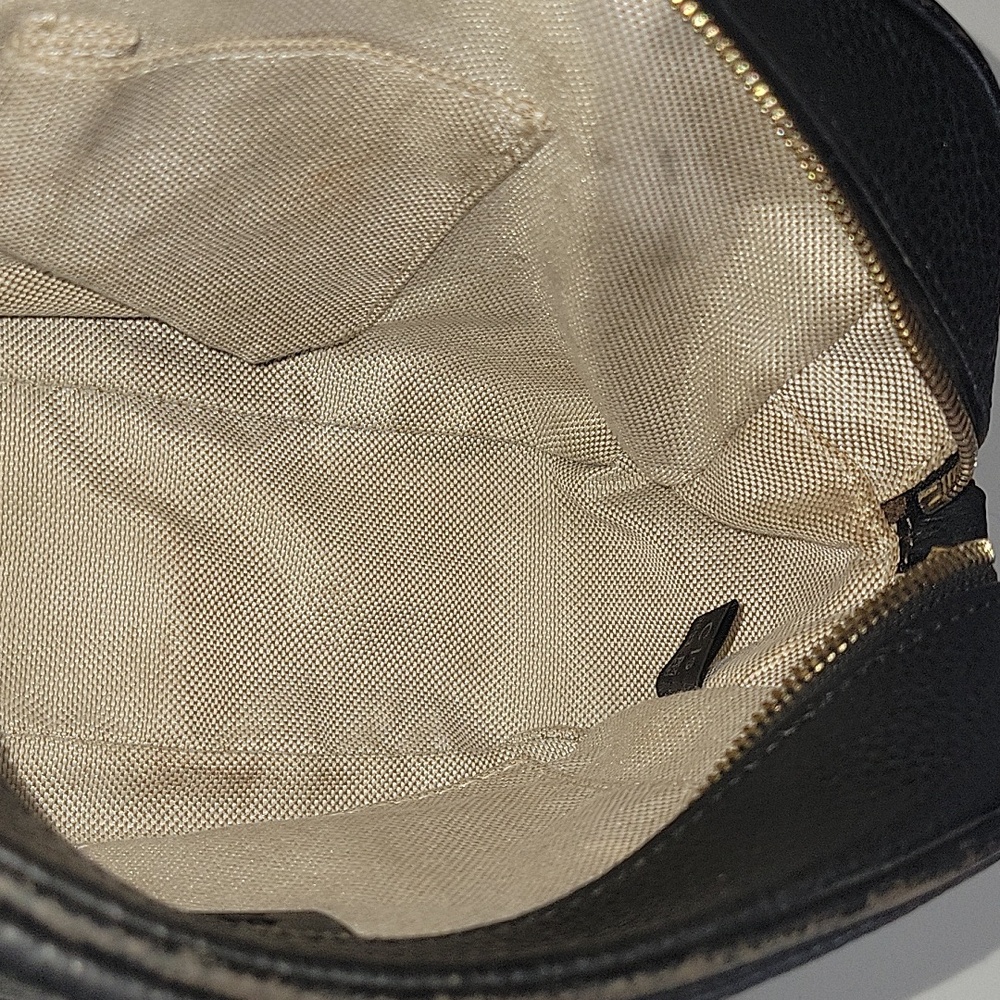 Gucci Black Leather Soho Disco Crossbody Shoulder Bag - Picture 13 of 16